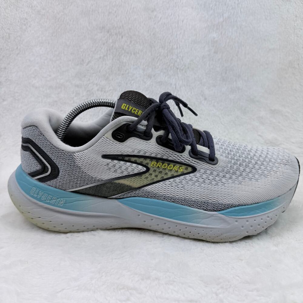 Brooks Glycerin 21 Mens Running Shoes Coconut Forged Iron Yellow Size 11 D